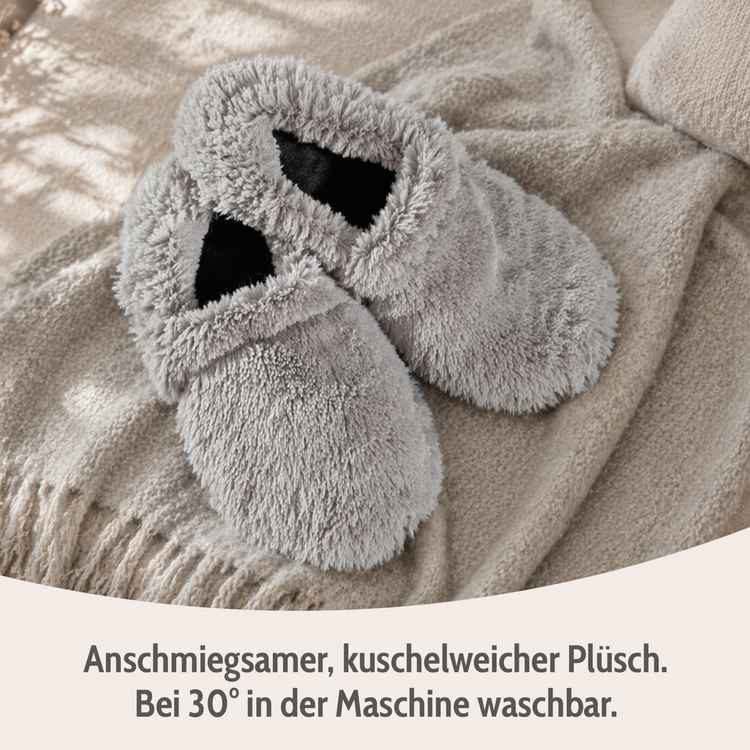 Habibi Wärmeschuhe - grau Größe M (EU 37-40)