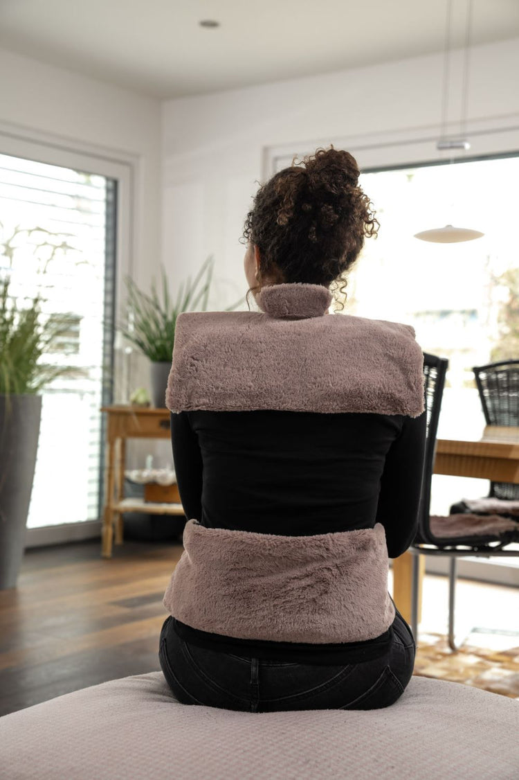 Habibi Nackenwärmer - Schulter-/Rückenwärmer grau