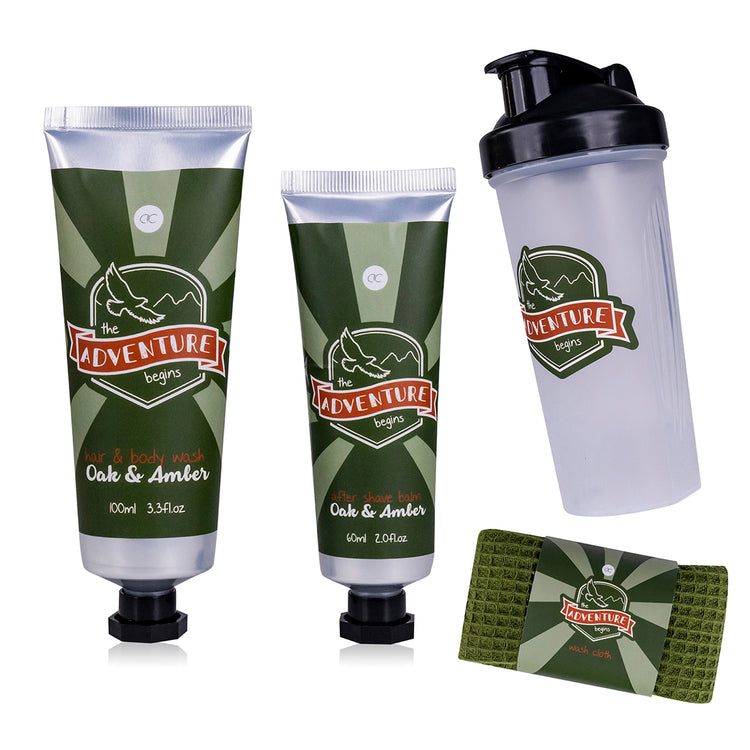 Accentra Körperpflegeset "Men´s Collection Adventure" mit Shaker/Trinkflasche
