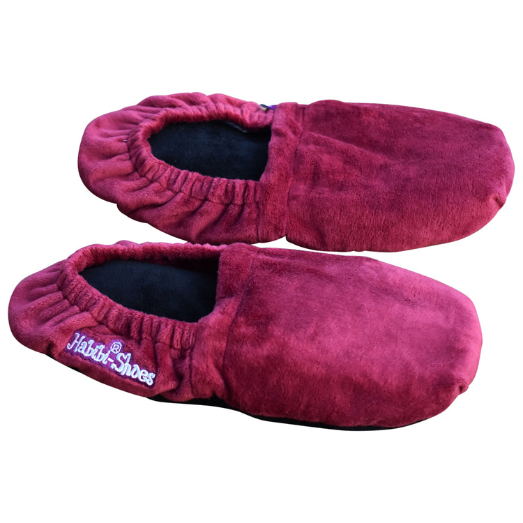 Habibi Wärmeschuhe - rot Größe L (EU 41-45)