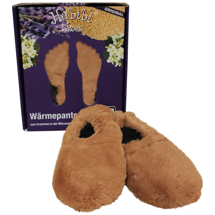 Habibi Wärmeschuhe - Caramel Größe L (EU 41-45)