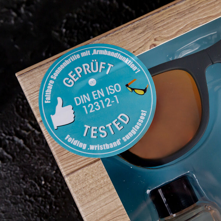 Accentra Körperpflegeset "Hipster Style" mit faltbarer Sonnenbrille