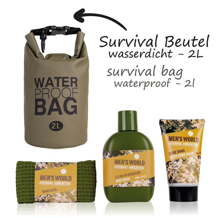 Accentra Körperpflegeset "Men´s World" in wasserdichtem Beutel