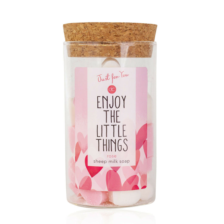 Accentra Geschenkset Schafsmilchseife "Just for You" in Herzform