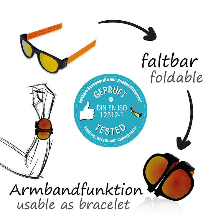 Accentra Körperpflegeset "Hipster Style" mit faltbarer Sonnenbrille