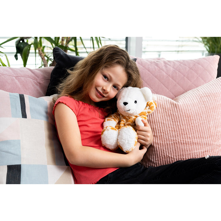 Habibi Wärmetier - Giraffen-Bär mit Kapuze  (herausnehmbar)