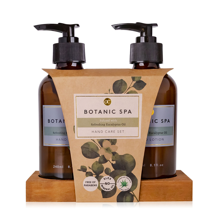 Accentra Handpflegeset "Botanic Spa" auf Holzablage
