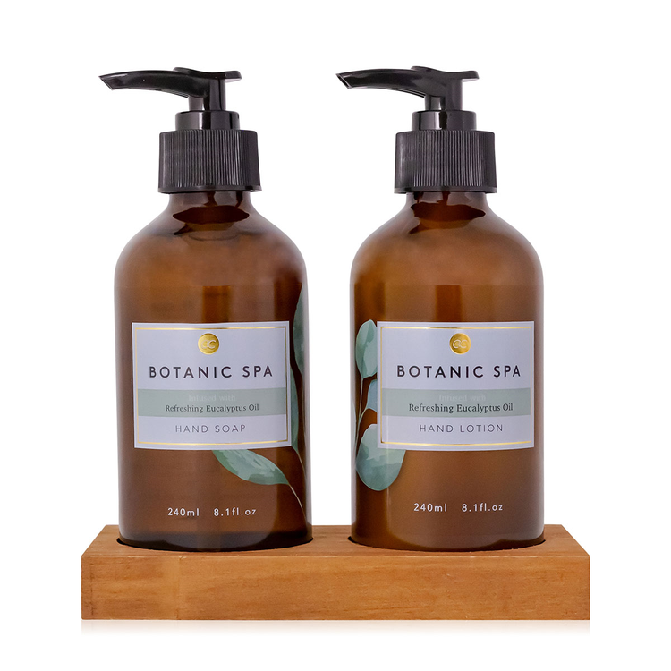 Accentra Handpflegeset "Botanic Spa" auf Holzablage