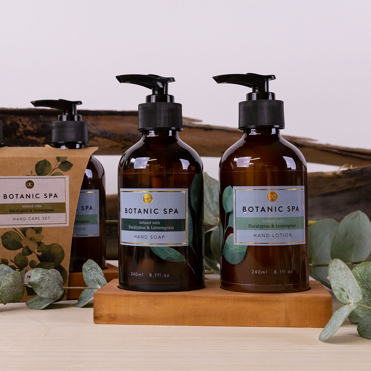 Accentra Handpflegeset "Botanic Spa" auf Holzablage