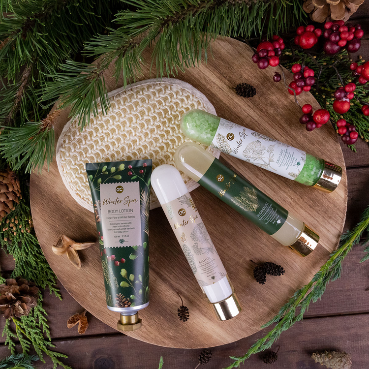 Accentra Badeset "Winter Spa" mit Sisal Pad