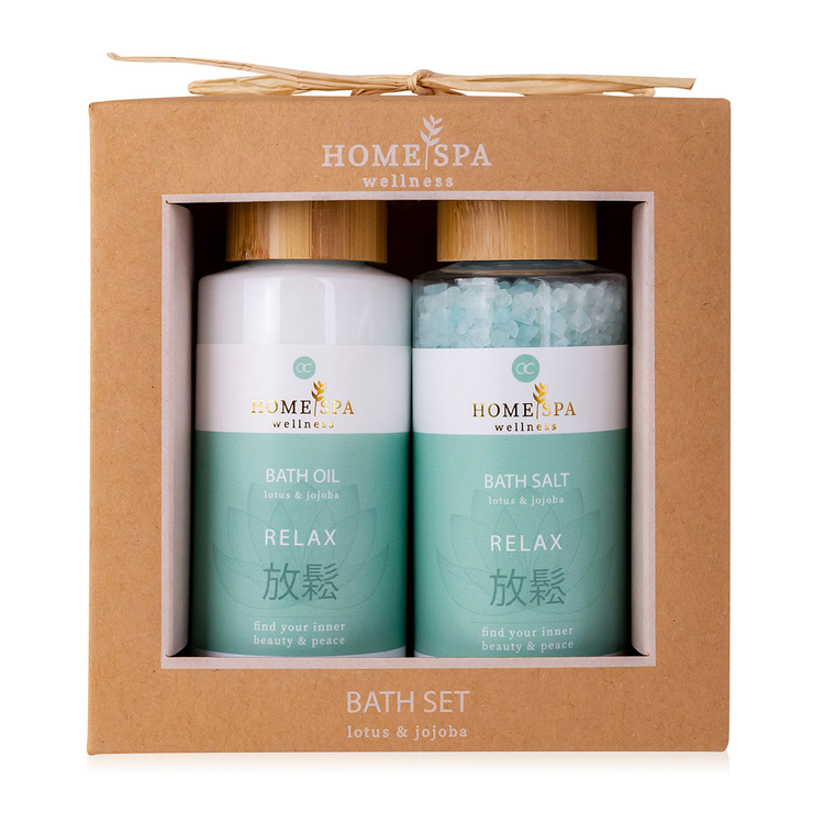 Accentra Badeset "Home Spa" mit Badeöl und Badesalz