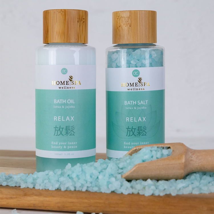 Accentra Badeset "Home Spa" mit Badeöl und Badesalz