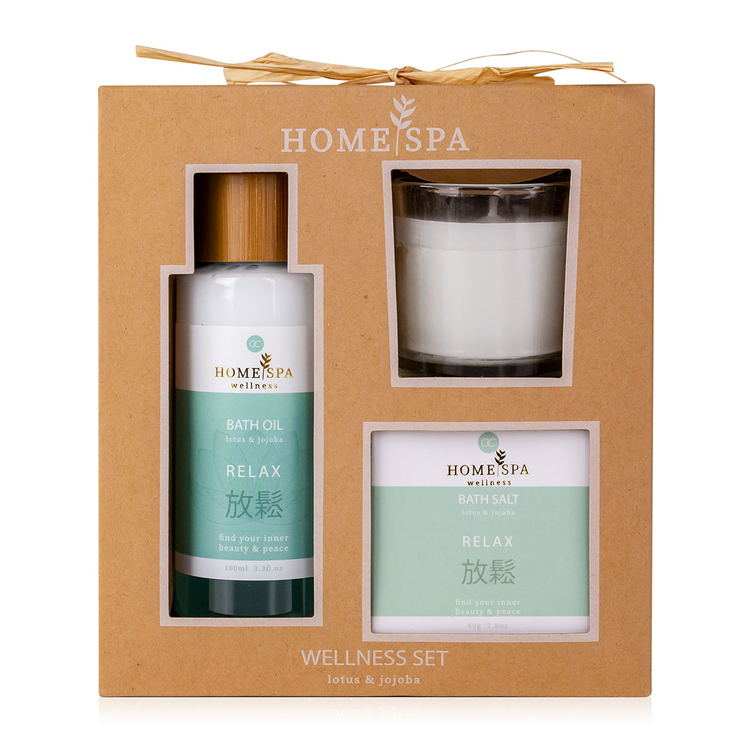 Accentra Wellness Set "Home Spa" mit Duftkerze