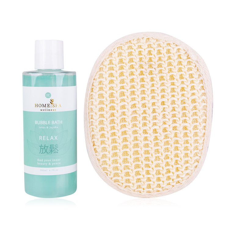 Accentra Badeset "Home Spa" mit Sisal Pad