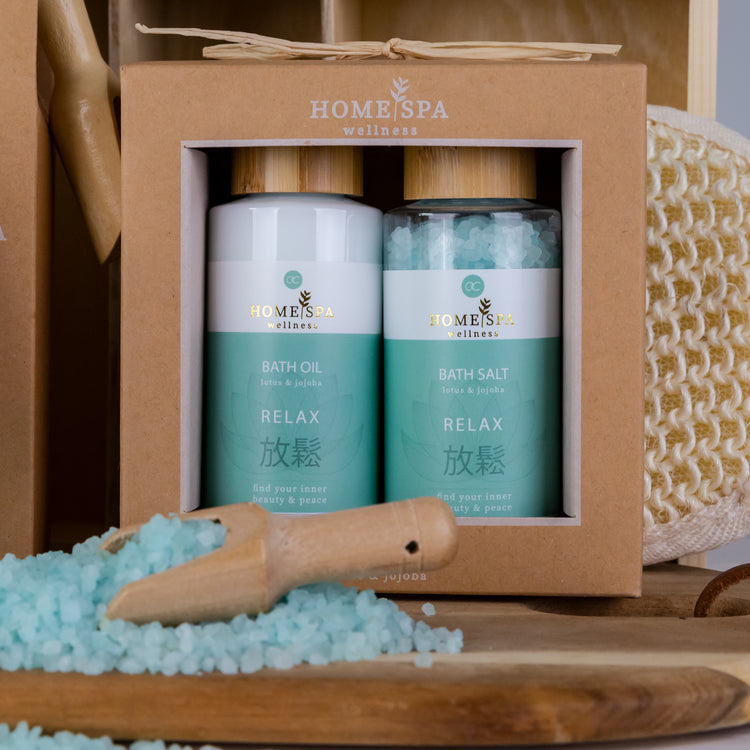 Accentra Badeset "Home Spa" mit Badeöl und Badesalz