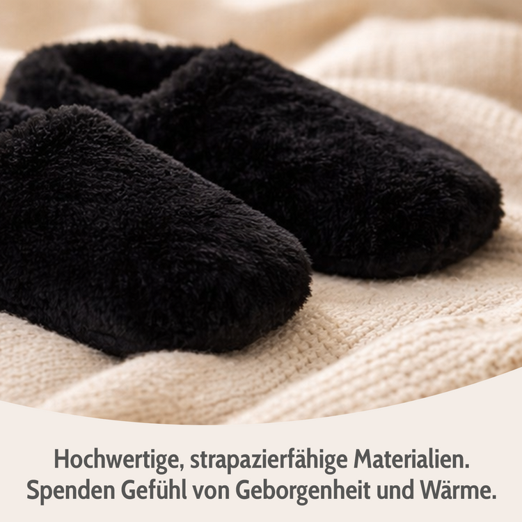 Habibi Wärmeschuhe - Schwarz Größe L (EU 41-45)