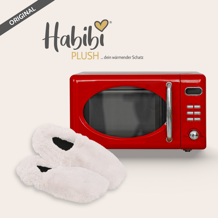 Habibi Wärmeschuhe - Creme Größe L (EU 41-45)