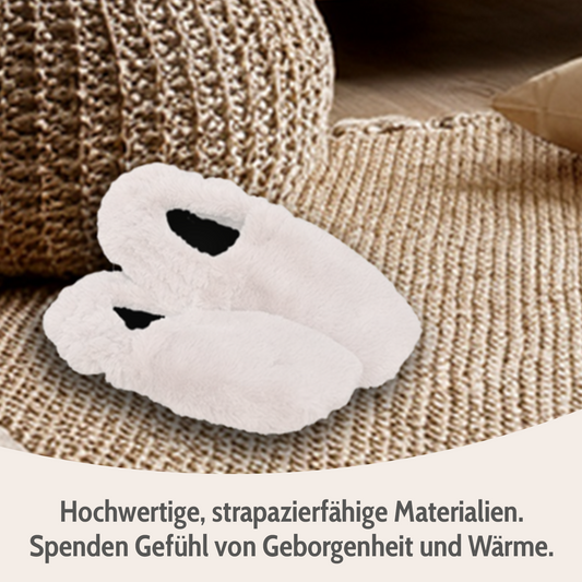 Habibi Wärmeschuhe - Creme Größe L (EU 41-45)