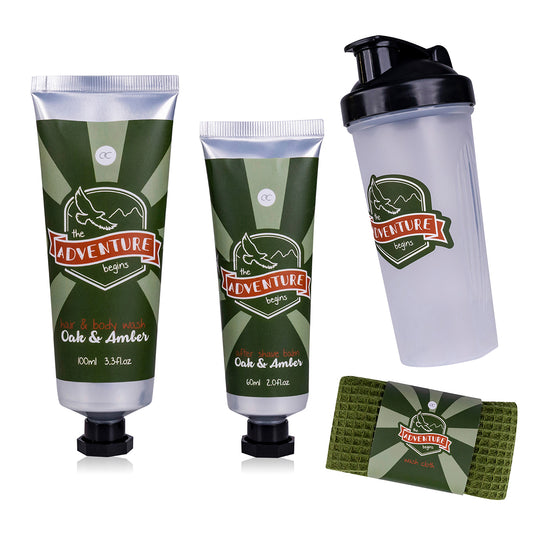 Accentra Körperpflegeset "Men´s Collection Adventure" mit Shaker/Trinkflasche