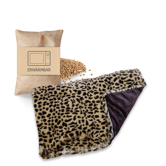 Wärmekissen Habibi Plush Premium Körnerkissen Leo
