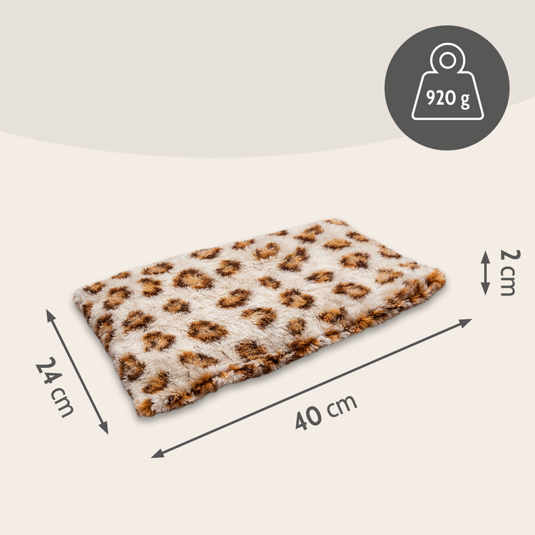 Wärmekissen Habibi Plush Premium Körnerkissen creme gefleckt