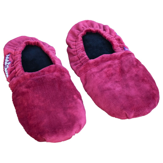 Habibi Wärmeschuhe - rot Größe L (EU 41-45)