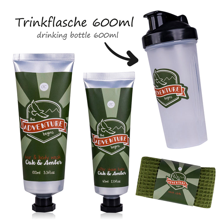 Accentra Körperpflegeset "Men´s Collection Adventure" mit Shaker/Trinkflasche