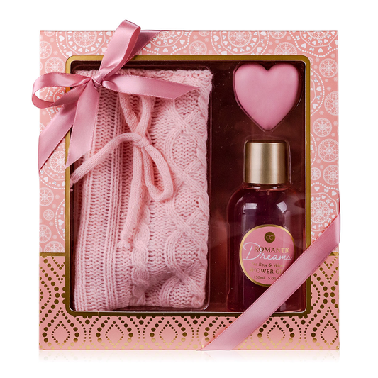 Geschenkbox Romantic Dreams mit Kosmetiktasche